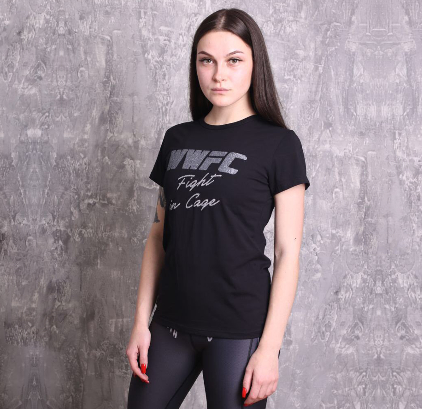 T-shirt women's Fight in Cage